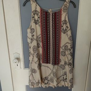 Boho mini dress